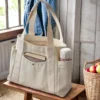 buttermilk homesteader canvas tote Bag college style