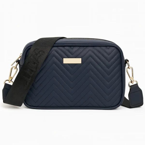 chic black crossbody handbag purse wristlet clutch