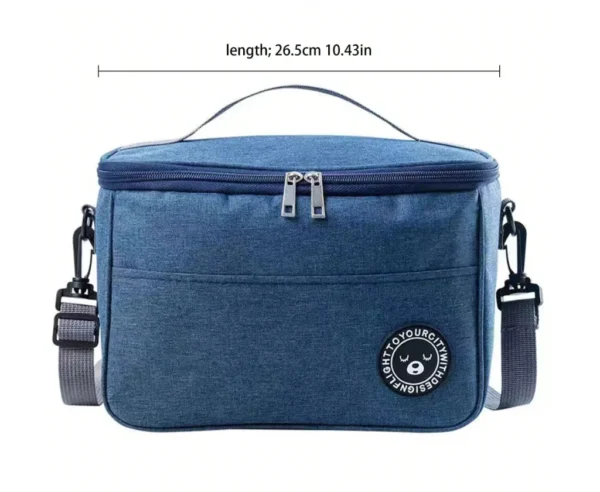 large soft cooler lunch bag with liner – insulated picnic and BBQ tote.
