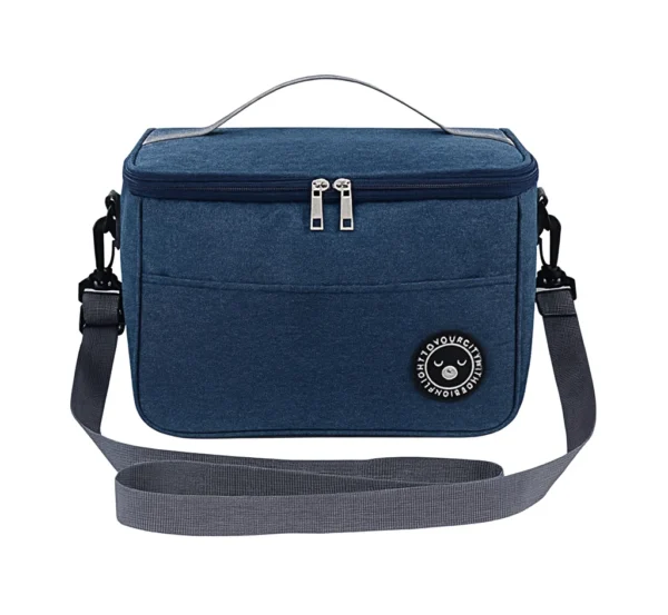 large soft cooler lunch bag with liner – insulated picnic and BBQ tote.