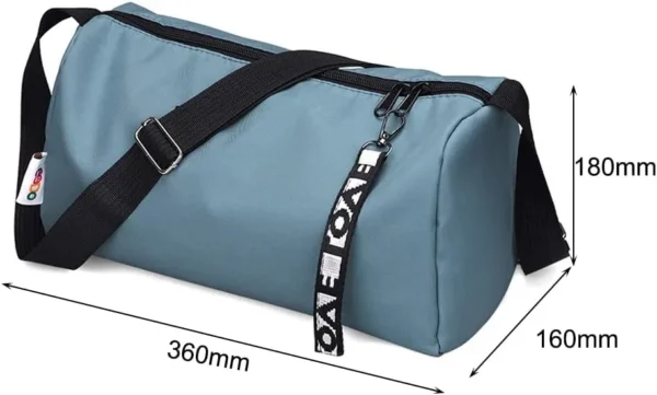 large waterproof gym duffel bag with shoe compartment – sports & travel design