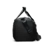 plain black large duffel gym bag with wet and dry compartments