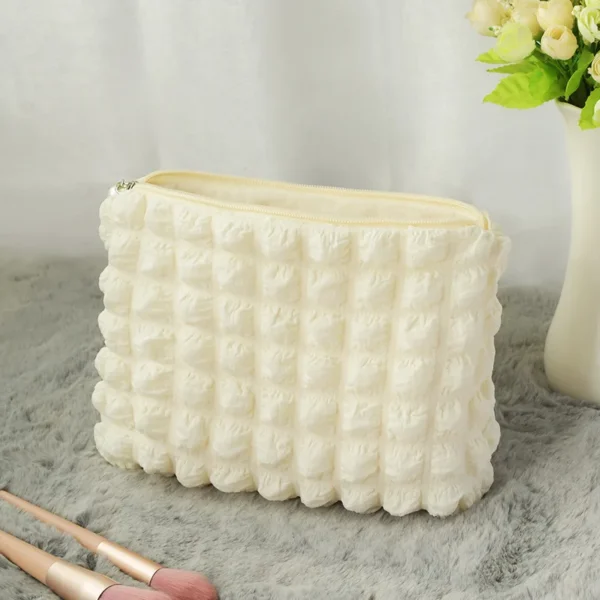 portable makeup pouches for women – travel organizer cosmetic bag