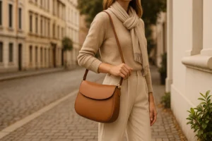 shoulder bag leather brown