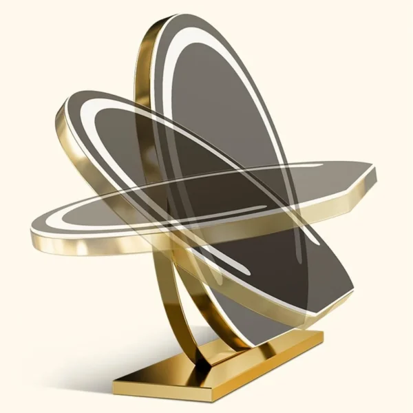 vanity mirrors with lights – smart touch LED makeup mirror with 3 colors and 360° rotation