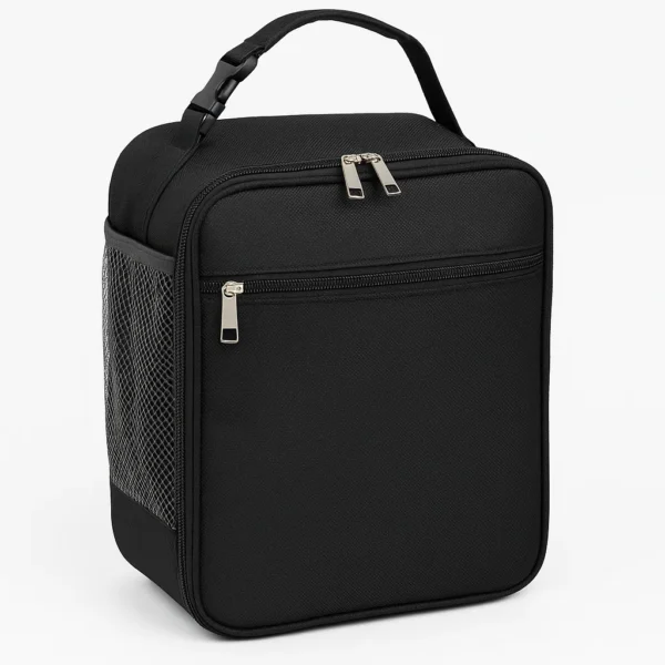 waterproof insulated lunch bag with handle and pockets – picnic lunch cooler tote