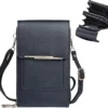 women black leather crossbody phone bag 4 women black leather crossbody phone bag