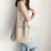 women casual hollow knitting tote shoulder bag (3) women casual hollow knitting tote shoulder bag