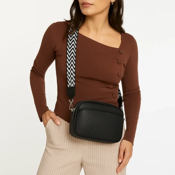 women vegan leather crossbody bag with guitar strap 4 women vegan leather crossbody bag with guitar strap