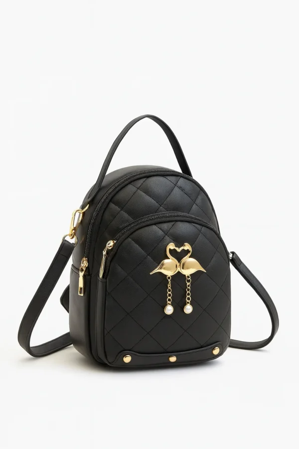 women’s mini backpack with swan embroidery – leather small backpack purse (1) women’s mini backpack with swan embroidery – leather small backpack purse