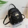 women’s mini backpack with swan embroidery – leather small backpack purse (2) women’s mini backpack with swan embroidery – leather small backpack purse